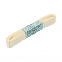 Лента атласная 12 мм ( 1/2 ") "Gamma" ФАСОВКА 5.4 м №075 кремовый