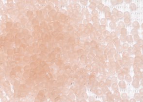 Бисер Япония круглый 15/0 10г 0011F розалин, матовый прозрачный