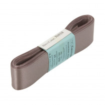 Лента атласная 25 мм ( 1 ") "Gamma" ФАСОВКА 5.4 м №018 т.серый