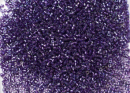 Бисер Япония MIYUKI Delica цилиндрический 11/0 5г DB-1756 искрящийся пурпурный аметист радужный с цветной линией