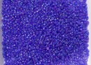 Бисер Япония круглый 11/0 10г 0087 кобальт, радужный прозрачный